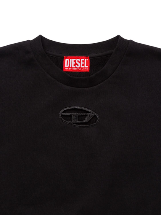 Diesel Kids: Logo短款棉质卫衣 - kids-girls_1 | Luisa Via Roma