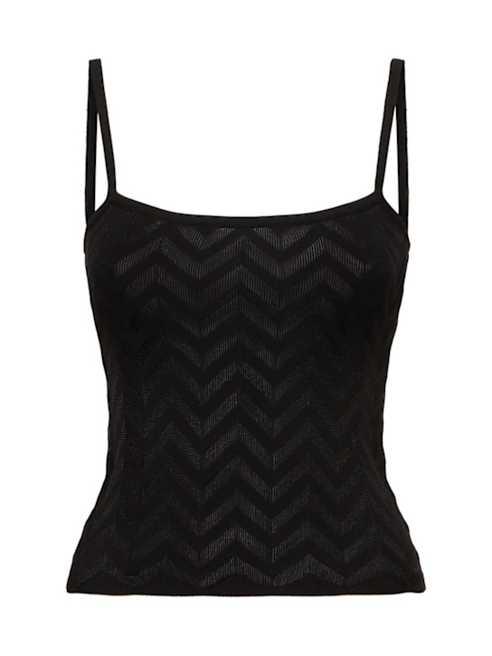 Missoni: Chevron jacquard tank top - women_0 | Luisa Via Roma