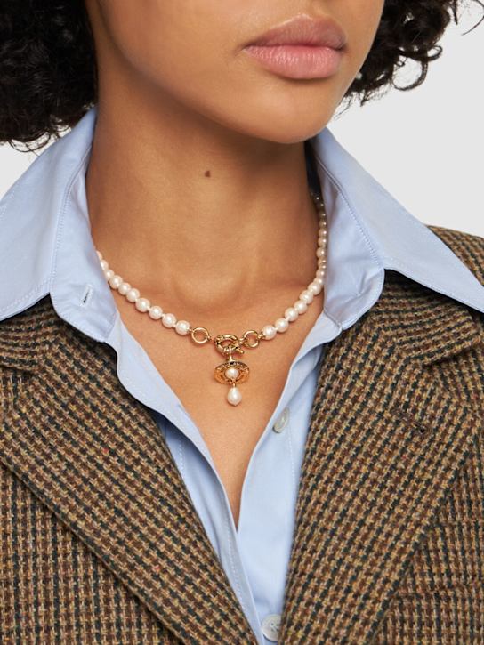Vivienne Westwood: Aleksa人造珍珠项链 - women_1 | Luisa Via Roma