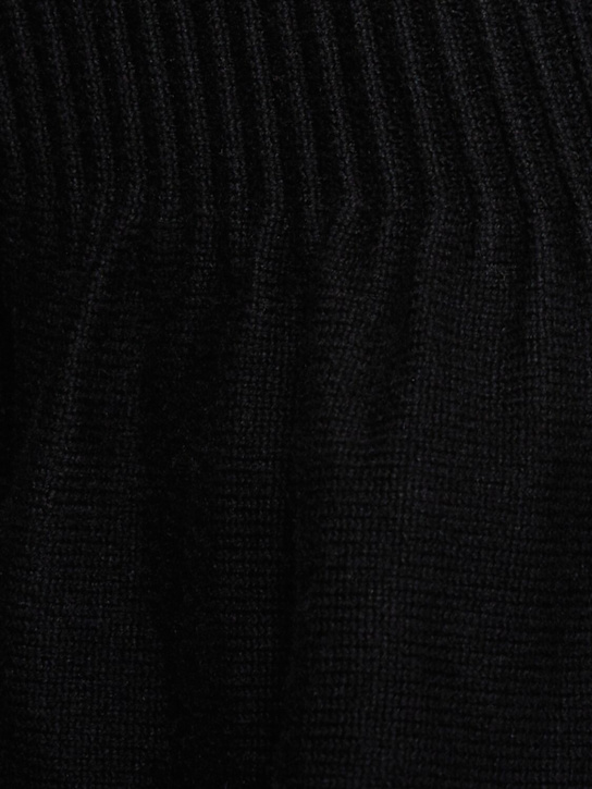 Alexander Wang: Vestito dolcevita con volant - Nero - women_4 | Luisa Via Roma