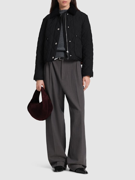 Burberry: Giacca corta trapuntata Lanford - women_1 | Luisa Via Roma