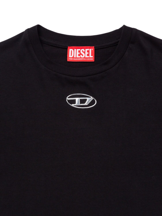 Diesel Kids: Cotton jersey t-shirt w/ logo - kids-boys_1 | Luisa Via Roma