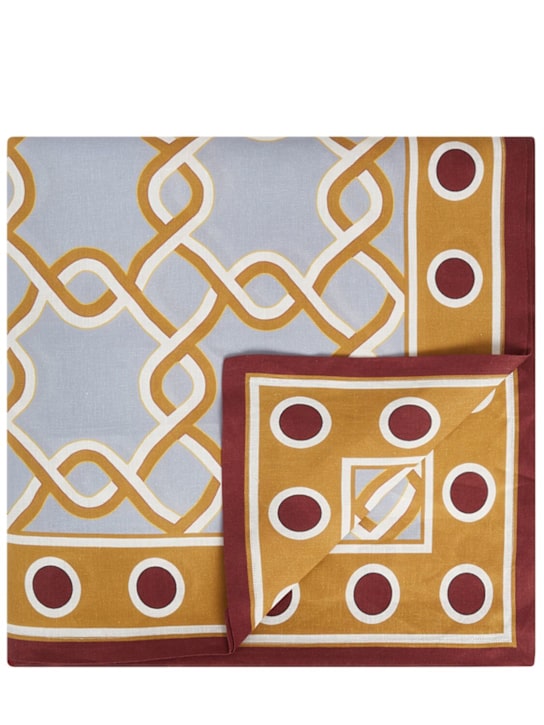 La Double J: Medium Tackle Turquoise tablecloth - Multicolor - ecraft_0 | Luisa Via Roma