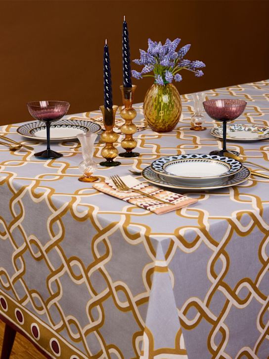 La Double J: Medium Tackle Turquoise tablecloth - Multicolor - ecraft_1 | Luisa Via Roma