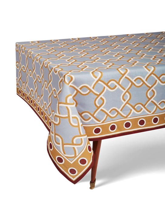 La Double J: Medium Tackle Turquoise tablecloth - Multicolor - ecraft_2 | Luisa Via Roma