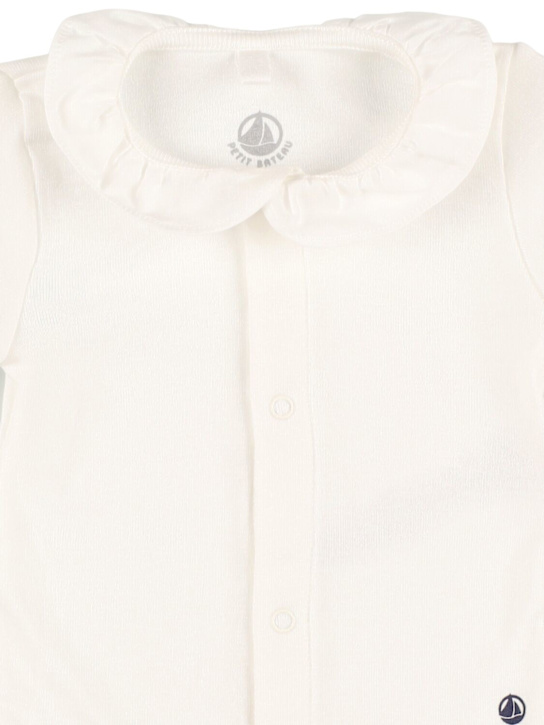 Petit Bateau: Salopette e body in cotone - kids-girls_1 | Luisa Via Roma