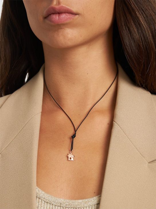 DoDo: 9kt ローズゴールド＆ダイヤモンドホースチャーム - women_1 | Luisa Via Roma