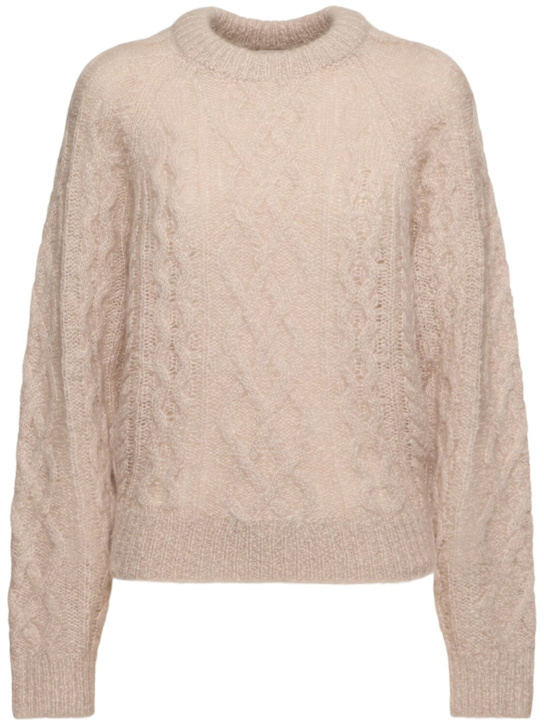 Marant Etoile: Elka wool blend knit sweater - women_0 | Luisa Via Roma