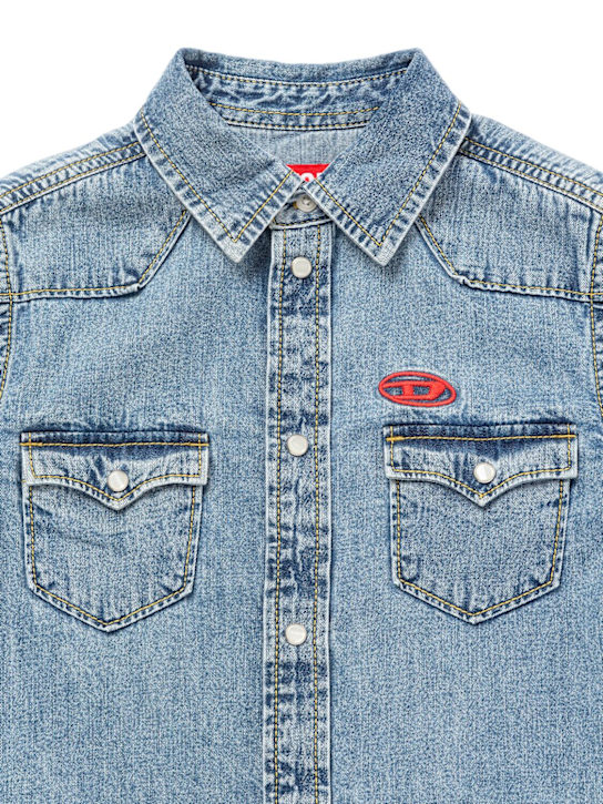 Diesel Kids: Cotton denim shirt - kids-boys_1 | Luisa Via Roma