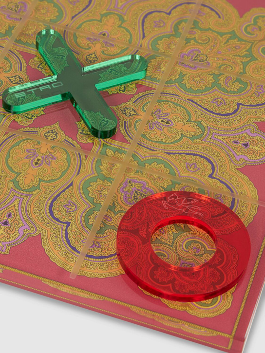 Etro: Tic-Tac-Toe-Spiel „Mandala“ - Rot/Bunt - ecraft_1 | Luisa Via Roma