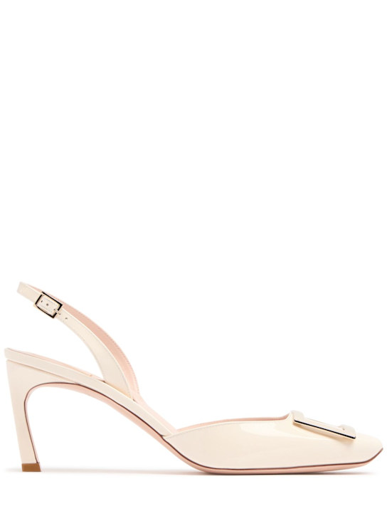 Roger Vivier: 70mm Trompette patent leather pumps - women_0 | Luisa Via Roma