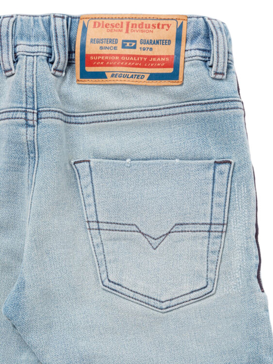 Diesel Kids: Stretch cotton jeans - ライトブルー - kids-boys_1 | Luisa Via Roma