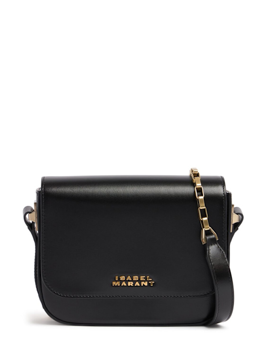Isabel Marant: Small Lizza leather shoulder bag - women_0 | Luisa Via Roma