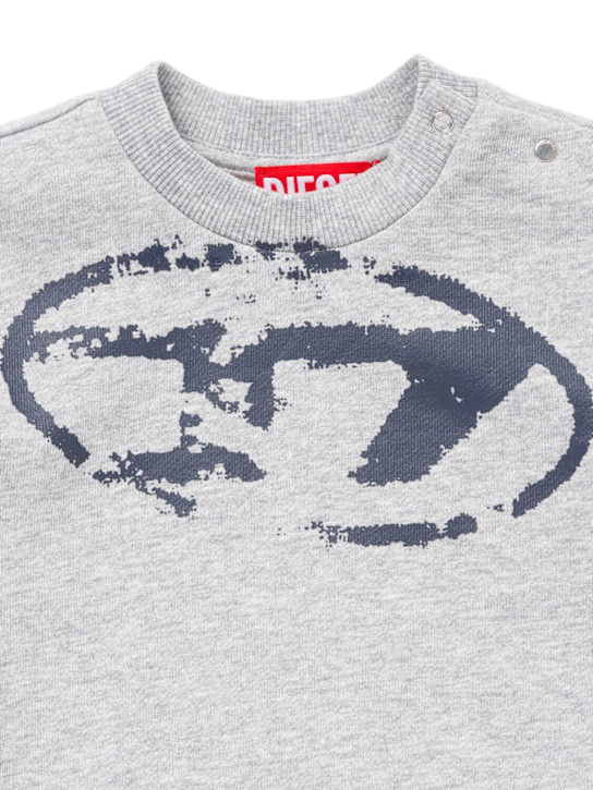 Diesel Kids: Printed cotton sweatshirt - kids-boys_1 | Luisa Via Roma