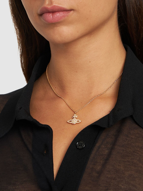 Vivienne Westwood: Grace bas relief pendant necklace - women_1 | Luisa Via Roma