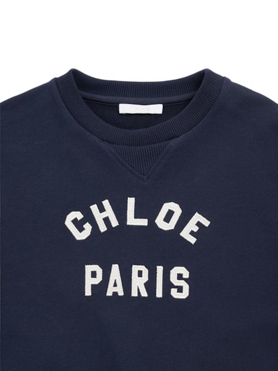 Chloé: コットンスウェットシャツ - kids-girls_1 | Luisa Via Roma