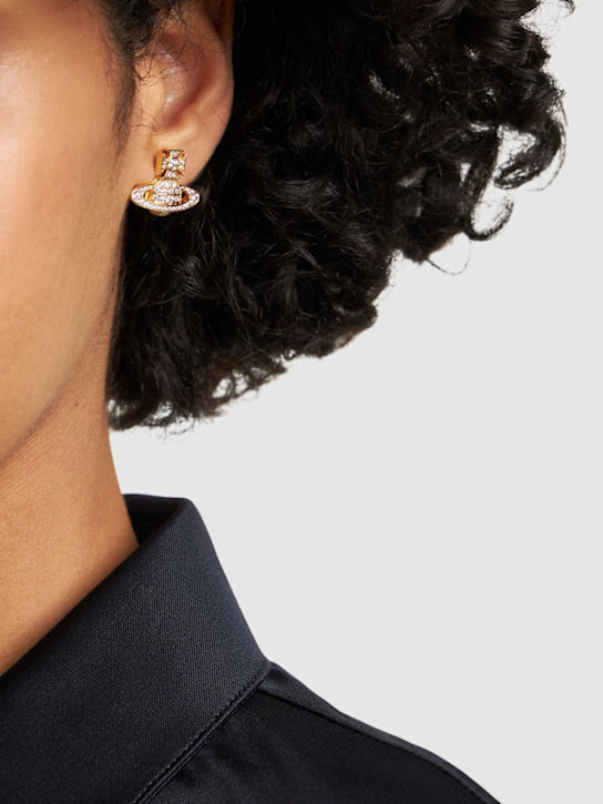Vivienne Westwood: Carmela bas relief earrings - women_1 | Luisa Via Roma