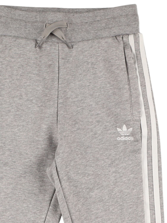 adidas Originals: Logo混棉科技织物运动裤 - kids-girls_1 | Luisa Via Roma
