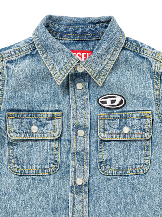 Diesel Kids: Cotton denim shirt - kids-boys_1 | Luisa Via Roma