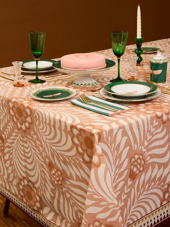 La Double J: Medium Tudor Pink tablecloth - Pink - ecraft_1 | Luisa Via Roma