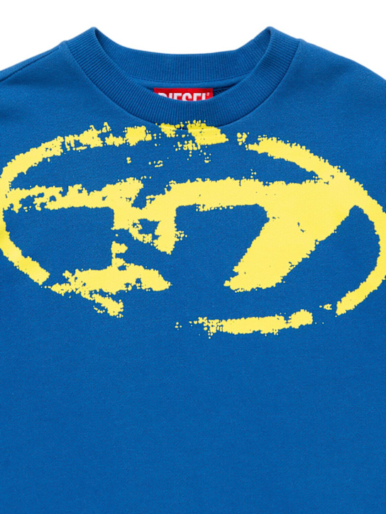 Diesel Kids: Printed cotton sweatshirt - kids-boys_1 | Luisa Via Roma