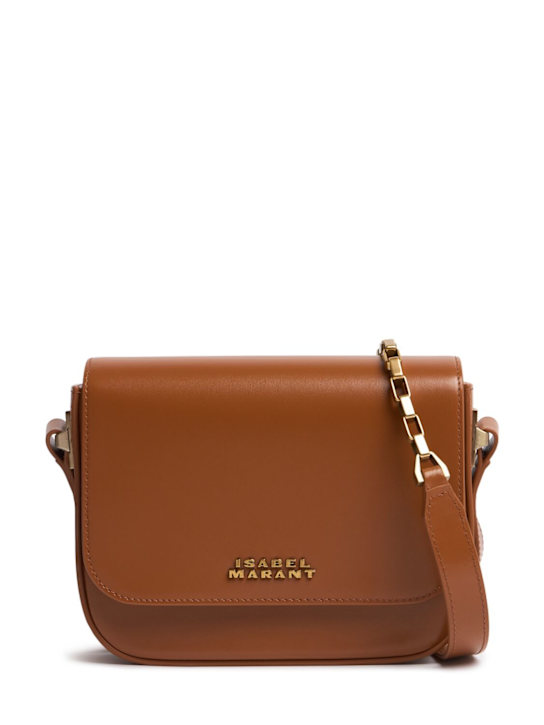 Isabel Marant: Small Lizza leather shoulder bag - women_0 | Luisa Via Roma