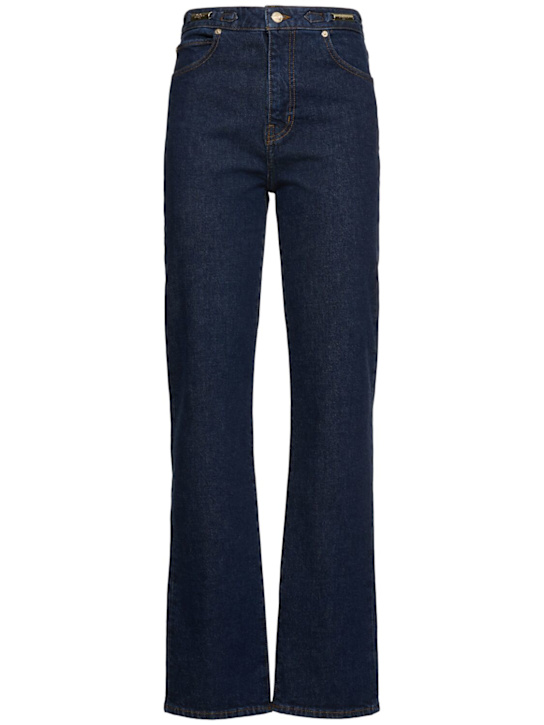 Frame: The ritz ruler high rise straight jeans - women_0 | Luisa Via Roma