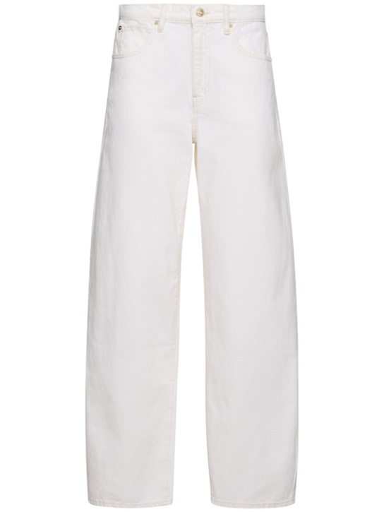 Frame: Low slung barrel jeans - women_0 | Luisa Via Roma