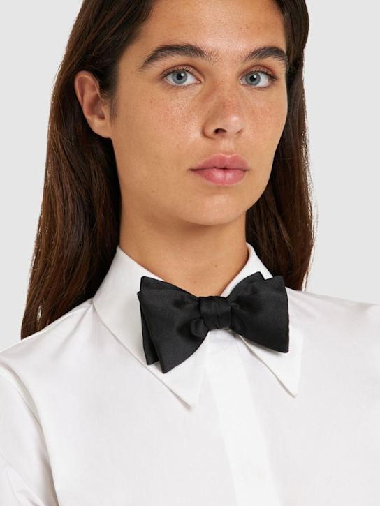 Maison Margiela: Silk bowtie - women_1 | Luisa Via Roma