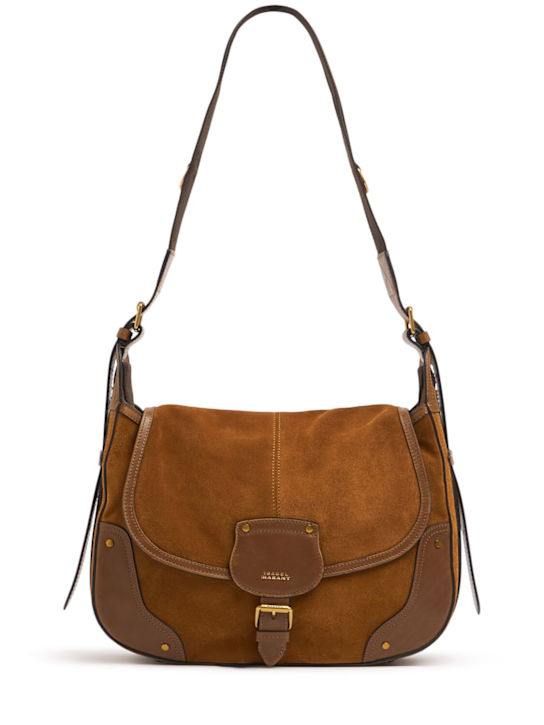 Isabel Marant: Sierra suede shoulder bag - women_0 | Luisa Via Roma