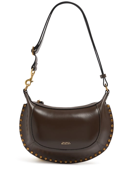 Isabel Marant: Oskan Moon レザーショルダーバッグ - women_0 | Luisa Via Roma
