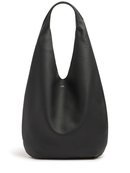 A.P.C.: Le Neige grain leather tote bag - women_0 | Luisa Via Roma
