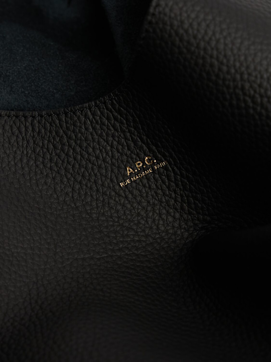 A.P.C.: Le Neige grain leather tote bag - women_3 | Luisa Via Roma