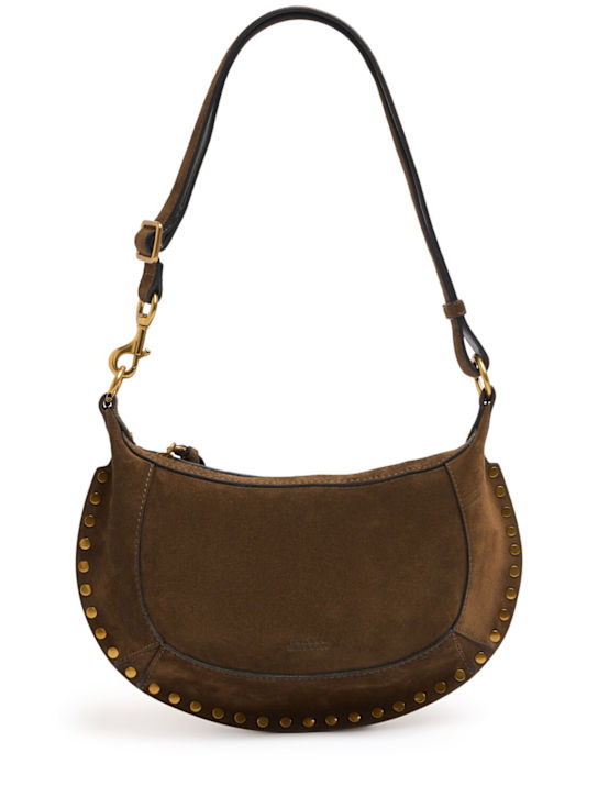 Isabel Marant: Borsa Oskan Moon in camoscio - women_0 | Luisa Via Roma