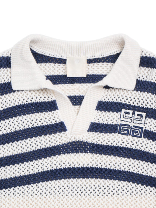 Givenchy: Sweater aus Baumwollstrick - kids-girls_1 | Luisa Via Roma