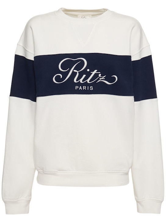 Frame: Ritz sport cotton sweatshirt - women_0 | Luisa Via Roma