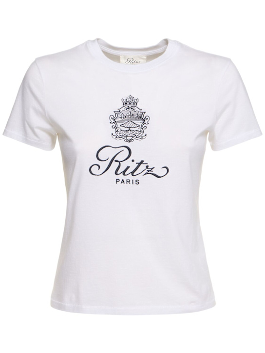 Frame: Ritz baby cotton jersey t-shirt - women_0 | Luisa Via Roma