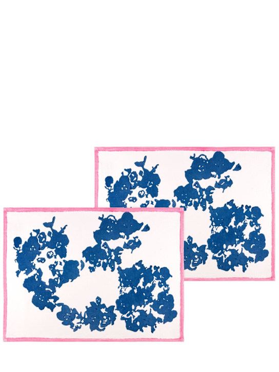 Stories Of Italy: Set of 2 Hortensia placemats - ecraft_0 | Luisa Via Roma