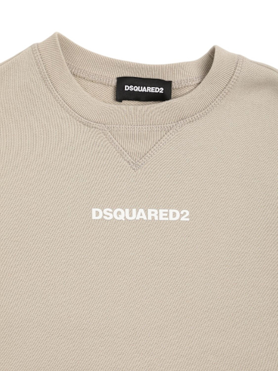 Dsquared2: Sweatshirt aus Baumwolle - Beige - kids-boys_1 | Luisa Via Roma