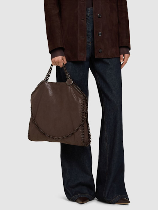 Stella McCartney: 3chain Eco Shaggy Deer tote bag - women_1 | Luisa Via Roma