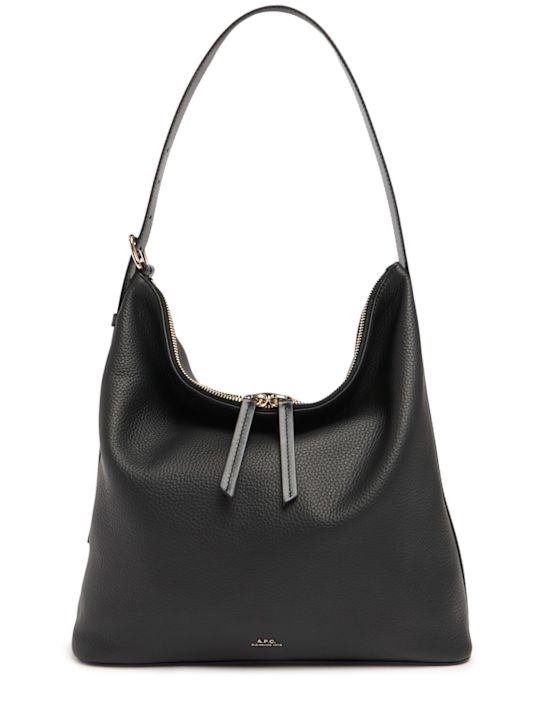A.P.C.: Sac Vera grain leather tote bag - women_0 | Luisa Via Roma