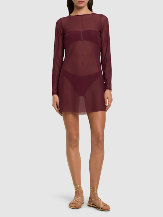 Bond Eye: Gisele mesh mini dress - women_1 | Luisa Via Roma