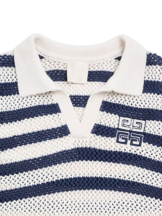 Givenchy: Vestito in maglia di cotone - kids-girls_1 | Luisa Via Roma