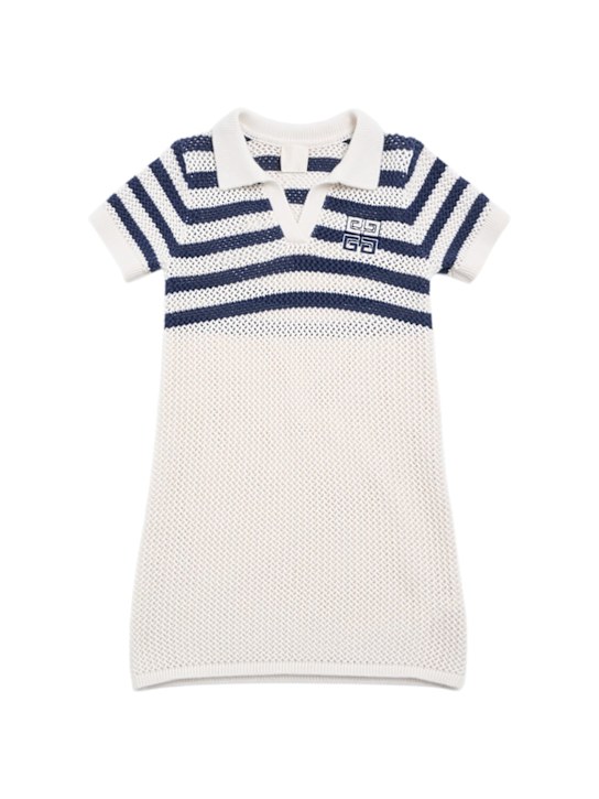 Givenchy: Vestito in maglia di cotone - kids-girls_0 | Luisa Via Roma