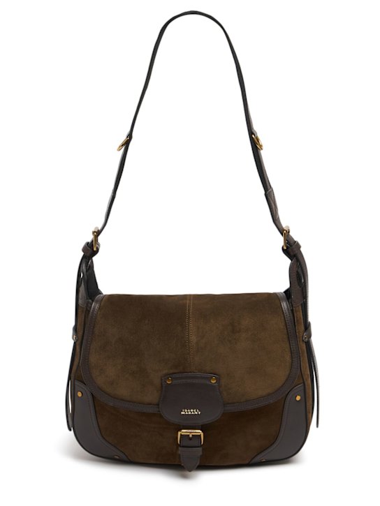 Isabel Marant: Sierra スエードショルダーバッグ - women_0 | Luisa Via Roma