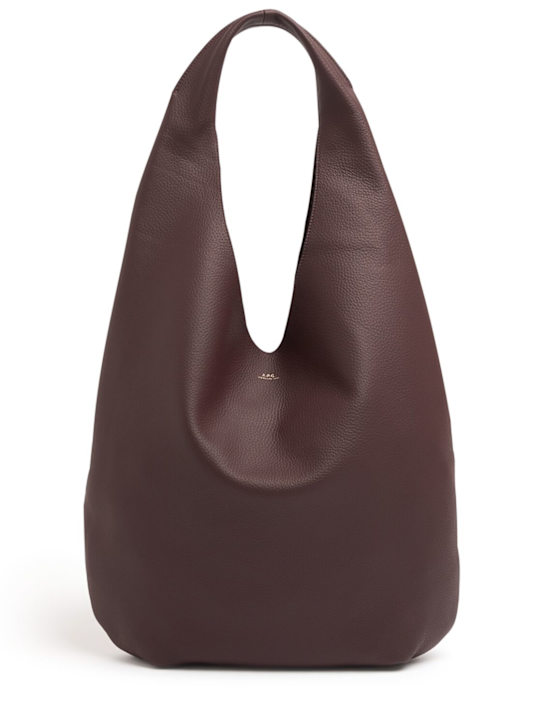 A.P.C.: Le Neige grain leather tote bag - women_0 | Luisa Via Roma
