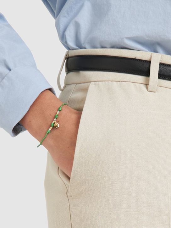 DoDo: Bracciale 9kt con charm Clover - Verde - women_1 | Luisa Via Roma