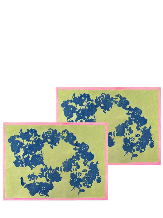 Stories Of Italy: Set of 2 Hortensia placemats - ecraft_0 | Luisa Via Roma