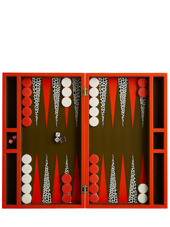 Jonathan Adler: Leopard backgammon set - Green - ecraft_0 | Luisa Via Roma