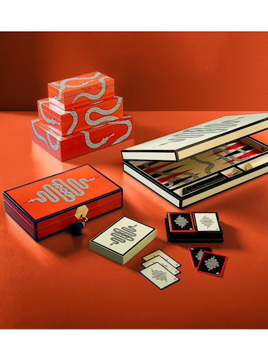 Jonathan Adler: Eden lacquered card set - Ivory - ecraft_1 | Luisa Via Roma